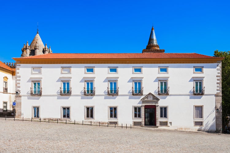 The Evora Museum is located in Evora, Portugal. It occupies the old Episcopal Palace, near the Cathedral of Evora, in the historic center.