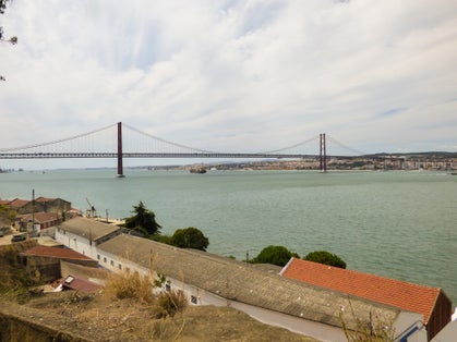 Old port together Quinta da Arealva in almada, portugal
