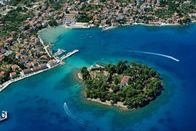 Escapade à la plage en hors-bord vers les îles de Zadar