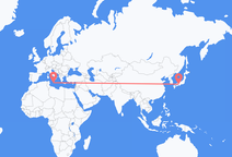 Flyrejser fra Kobe til Malta
