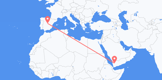 Voli dallo Yemen alla Spagna