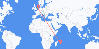 Flüge von Mauritius nach die Niederlande