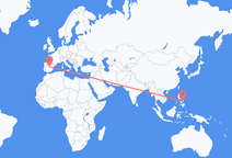 Vluchten van Tacloban naar Madrid