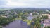 Photo of aerial view on Walibi Holland Amusement Park in the Netherlands.