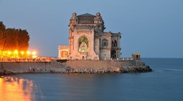 Photo of aerial View Of Constanta City Skyline In Romania.