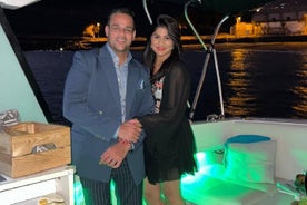 Romantic night ocean boat trip for 2