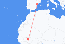 Flights from Bamako to Valencia