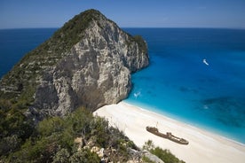 Visite guidée d'une demi-journée de Shipwreck Bay en bateau rapide