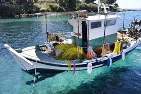 Tour de pêche privé d'Athènes avec un bateau de pêche traditionnel