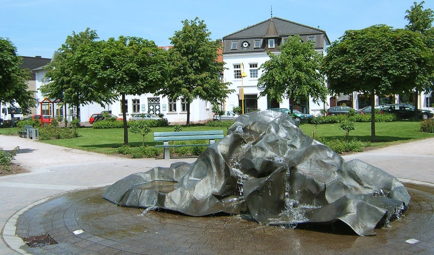 Photoof Kaltenkirchen, fountain,Germany.