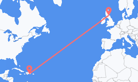 Flights from the Dominican Republic to Scotland