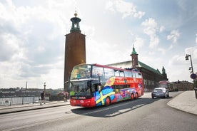 Recorrido turístico por la ciudad de Estocolmo en autobús con paradas libres con paseo en barco opcional