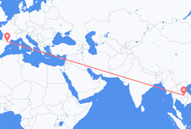 Vuelos de Provincia de Ubon Ratchathani a Andorra la Vieja