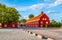 Photo of the Kastellet (The Citadel) of Copenhagen, Denmark, a well preserved fortress built in the form of a pentagon in the 17th century.