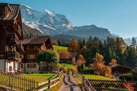 Tour della campagna svizzera in una città senza auto