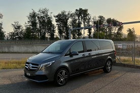 Privétransfer van Alpe d'Huez, Frankrijk naar de luchthaven van Genève