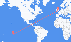 Flights from French Polynesia to Wales