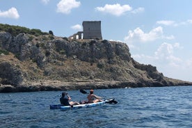 Excursión en kayak y canoa marina: el Parque Natural de Porto Selvaggio.