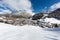 photo of panoramic view of Val Gardena in Italy.