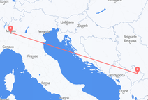 Flights from Pristina to Milan