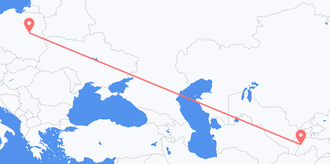 Voli dal Tagikistan alla Polonia