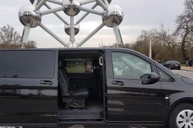 Minivan de luxo do aeroporto de Charleroi para a cidade de Bruges