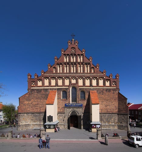 photo of view of View of Church at B`ochnia, Poland.