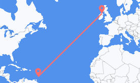 Flights from Barbados to Northern Ireland