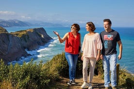 来自圣塞巴斯蒂安的 Zarautz、Getaria 和 Zumaia