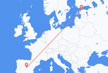 Flights from Tallinn to Madrid