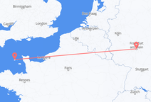 Vluchten van Frankfurt naar Guernsey