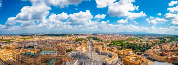 Photo of beautiful landscape of panoramic aerial view port of Genoa in a summer day, Italy.