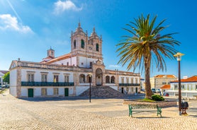 Photo of monumental ensemble of the sanctuary and the basilica of our lady of Fatima, Portugal.