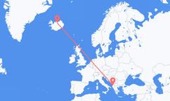 Flyg från Tirana till Akureyri