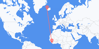 Liberia to Iceland