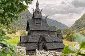 Från Flåm, Stegastein, Snöväg, Leardal & Borgund stavkyrka