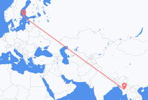 Flyreiser fra Nay Pyi Taw, til Mariehamn