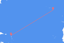 Flyg från Antigua till Santa Maria, Kap Verde