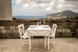 Aula de massas e tiramisu com vista panorâmica de Sorrento