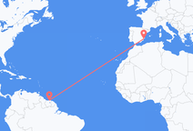 Paramaribo to Alicante