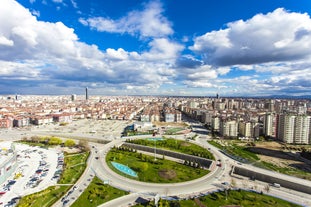 Photo of aerial view of the New Halfeti in Gaziantep ,Turkey.
