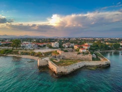 photo of an aerial view of Igoumenitsa city and port, Thesprotia, Greece.