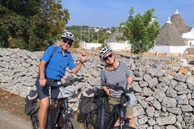 Tour en bicicleta eléctrica Cisternino con visita a una bodega y un molino de aceite