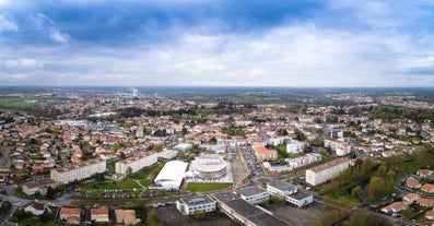 Photo of the Erdre River in Nantes, France.