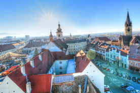 Frá Brasov: Einkadagsferð til Sibiu og Balea fossins