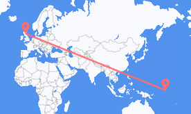 Flights from Nauru to Scotland