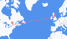 Flights from Canada to England