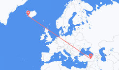 Flights from Reykjavík to Elazığ