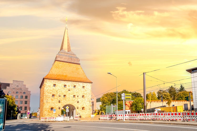 photo of a Historical Gate in the city of Rostock, Germany.