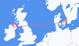 Flights from Denmark to Northern Ireland